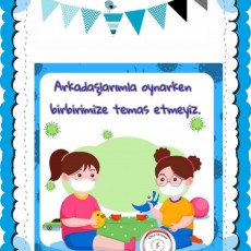 Çocuklarla Oyun ve Hijyen: Maske ile Temas Etmeme Eğitimi
