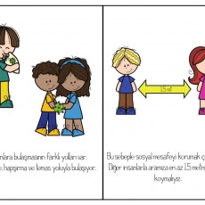 Sosyal Mesafe Eğitimi ve Temas Duyurusu