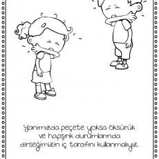 Çocuklar İçin Hijyen Eğitimi: Öksürük ve Hapşırıkta Doğru Davranışlar