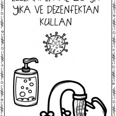 ELLELERİ HİJYENİ VE DEZENFEKSİYON 20 SN YIKAMA TALİMATI - Eğitim Materyali