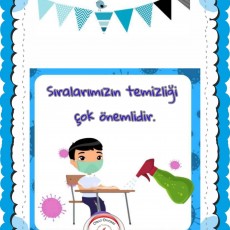 Okul Öncesi Temizlik Eğitimi: Sıraların Temizliği