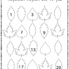 Kaybolan Sayıları Bul ve Yaz - Sayılar: 1, 3, 7, 9, 13, 17, 20