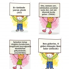 Bilmeceler 4: Ay, İnek, Uçurtma, Gölge