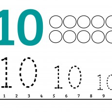 Sayı Öğrenme Materyali: 10 Sayısı ve Şekil Çalışmaları
