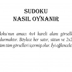Sudoku Oynama Rehberi: 4x4 Kareli Görselle Doldurma Stratejileri