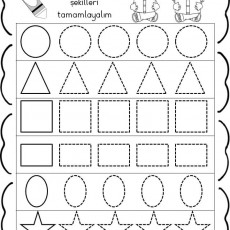 Şekil Tamamlama Etkinliği - İlkokul Eğitimi