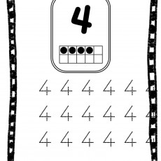 Numbers and Counting: The Number 4