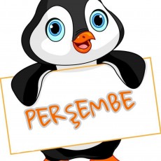 Penguen ile Günler: PERŞEMBE, Eğitici Animasyon