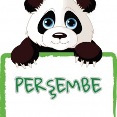 Panda ile Perşembe Eğitimi - Çocuklar için Günler