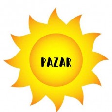 Pazar Günü - Güneş Temalı Eğitim Grafik Tasarımı