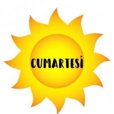 CUMARTESİ: Güneş Temalı Yazı ile Haftanın Günleri