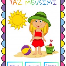 Yaz Mevsimi: Yaz Aktiviteleri Hakkında Bilgilendirici Materyal (5 Haziran, 7 Temmuz, 8 Ağustos)