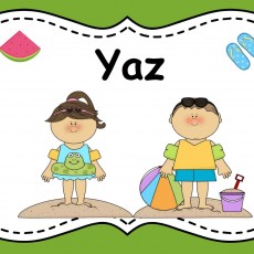 Yaz - Yaz Aktiviteleri ve Eğlenceli Çocuk Kostümleri