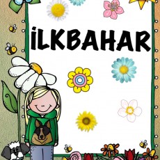 İlkbahar Koncepti: Çiçekler, Hayvanlar ve Doğa İle Eğlenmeyi Öğreten Eğitim Materyali