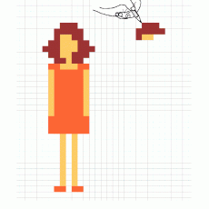 Pixel Sanatı: Kadın Figürü Çizimi ve Örnek Uygulama
