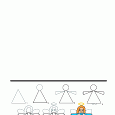 Geometrik Şekiller ve Melek Figürleri ile Temel Şekil Öğrenimi