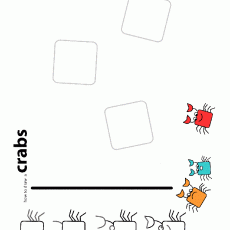 Crabs Drawing Activity with Instructions