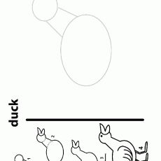 Duck Drawing Tutorial - Step by Step Guide to Drawing a Duck using Shapes