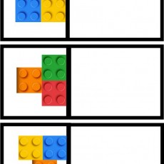 LEGO Bloklarla Renk Eşleştirme ve Şekil Oluşturma Etkinliği