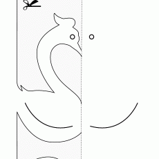 Swan Cutting Activity for Kids - Educational Art Project