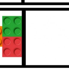 Renkli LEGO Blokları ile Yaratıcılık Geliştirme Eğitimi: 4 Parça - Dört Renk