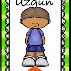 Duygu İfadeleri - Üzgün Çocuk Çizimi
