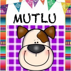 Mutlu Köpek Karakteri Eğitim Materyali