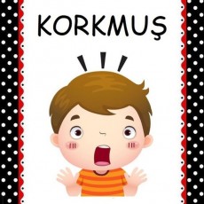 Korkmuş Çocuk İllüstrasyonu - Korkma Duygusu Eğitimi