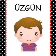 ÜZGÜN HİSİ İFADE EDERKEN ÇOCUKLAR İÇİN DERS MATERYALİ