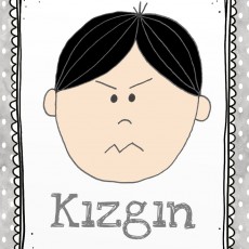 KIZGIN - Duygusal İfade Öğrenme Kartı (7)