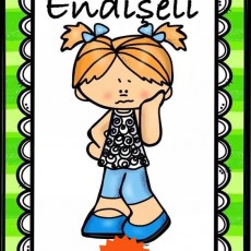 Endişeli Çizgi Karakteri Temalı Eğitim Materyali