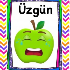 Duygular: Üzgün Ağaç Elması Emojisi