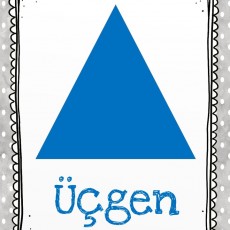 Üçgen Geometri Şekli ve Tanımı - Eğitim Materyali