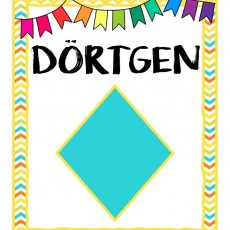 Dörtgen Şekli Eğitim Materyali - Dörtgen Tanımı