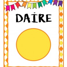 DAİRE - Geometrik Şekil Eğitimi, Sarı Daire