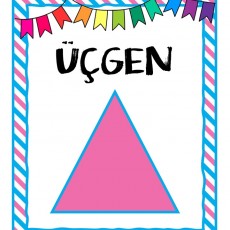 Geometrik Şekiller: Üçgen (3)
