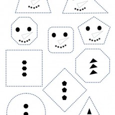 Geometric Shapes and Facial Expressions Educational Visual