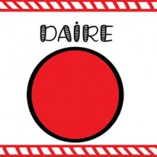 DAİRE - Kırmızı Daire Eğitici Materyal