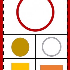 Geometric Shapes Learning Material: Circle, Square and Rectangle Identification