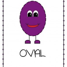 Eğitici Görsel: Oval Şekil Tanıtımı (OVAL)