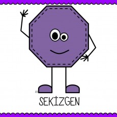 Eğlenceli Sekizgen Karakteri: SEKİZGEN