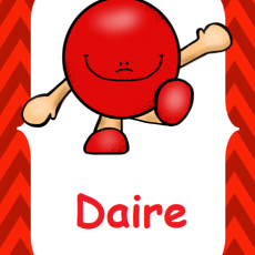 Eğlenceli Şekil Öğretimi: Daire (Kırmızı Karakter ile)
