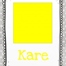 Kare Şekli Öğretimi - Sarı Renkli Kare