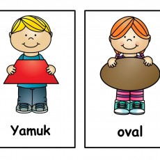 Yamuk ve Oval Şekiller: Çocuk Eğitim Materyali