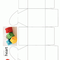 Küçük Kalp Kutusu - Origami Yapım Kılavuzu