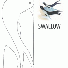 Paper Art Tutorial: SWALLOW - Əğiteç ve Yaratıcı Sanatlar