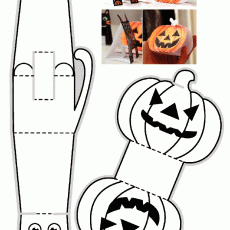 Kedi ve Balkabağı Kesilebilir Şablonlar - Eğlenceli Halloween Sanatı ve El Sanatları
