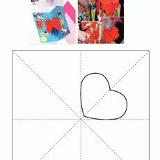 Kalp Şekli Yapımı ve Kart Tasarımı Eğitimi - 1 Kalp, Origami, El İşi Etkinliği