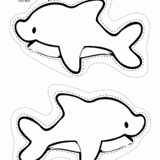 Eğitsel Aktivite: Dolphin Cut-Out Craft for Children (Deniz Memelisi Kesme Çalışması)