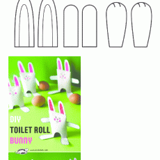 DIY Toilet Roll Bunny Craft Instructions and Templates
